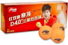 DHS D40+ 3 star Table Tennis ball [Orange]