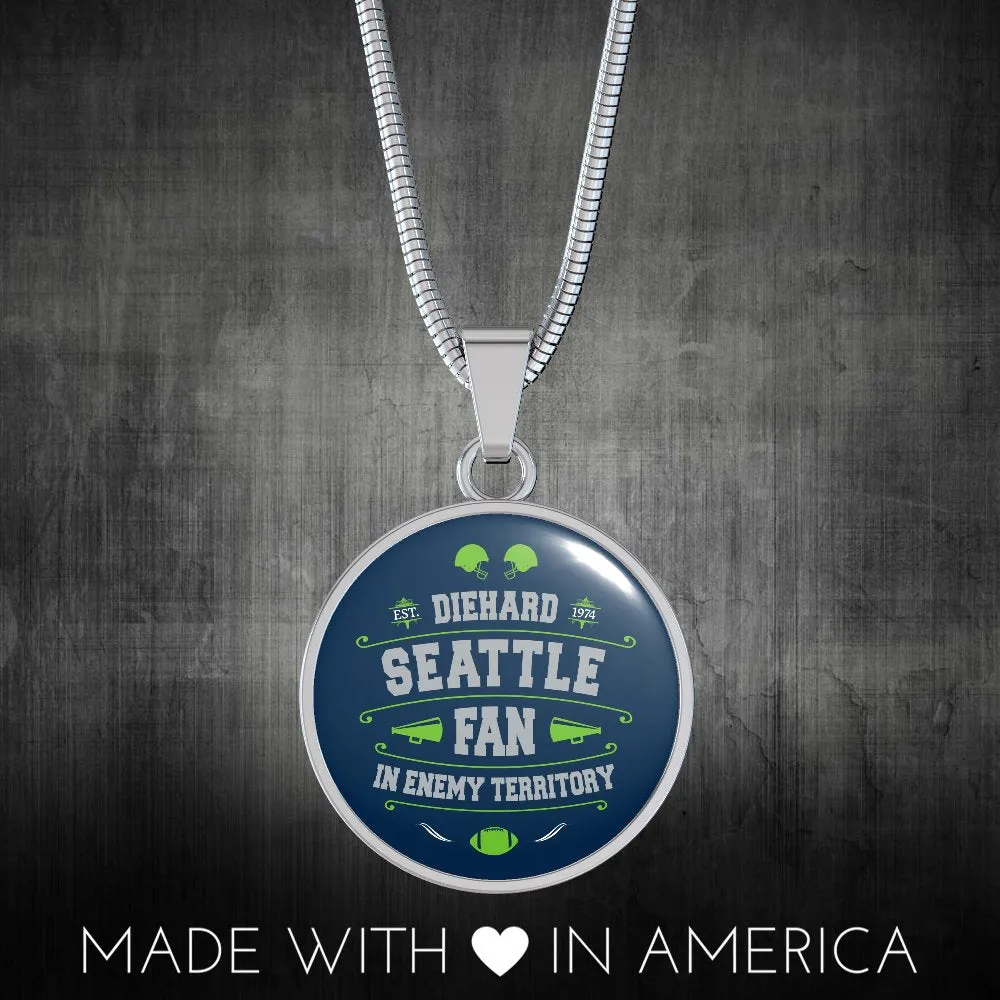 Diehard  Seattle Fan Sports Pendant Necklace