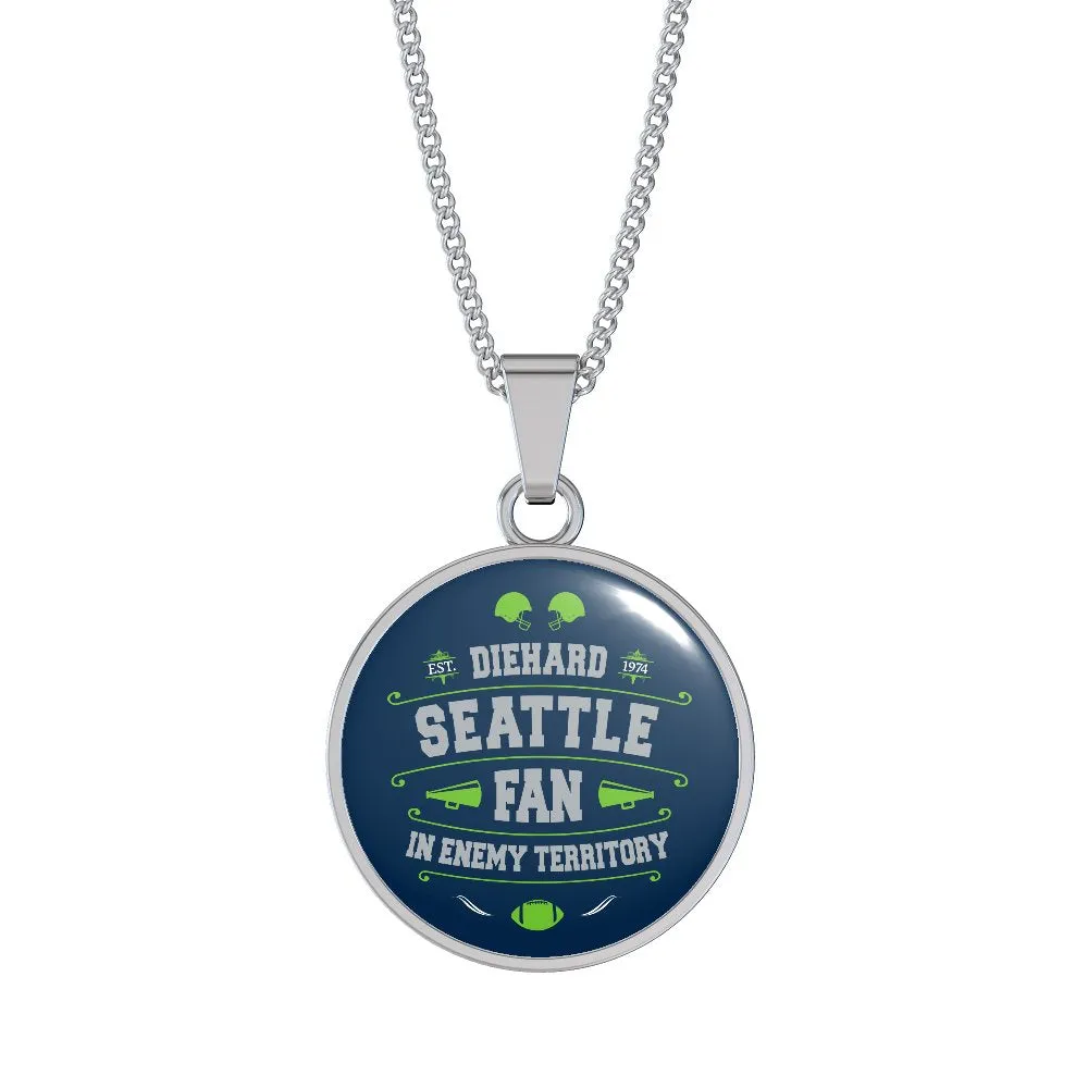 Diehard  Seattle Fan Sports Pendant Necklace