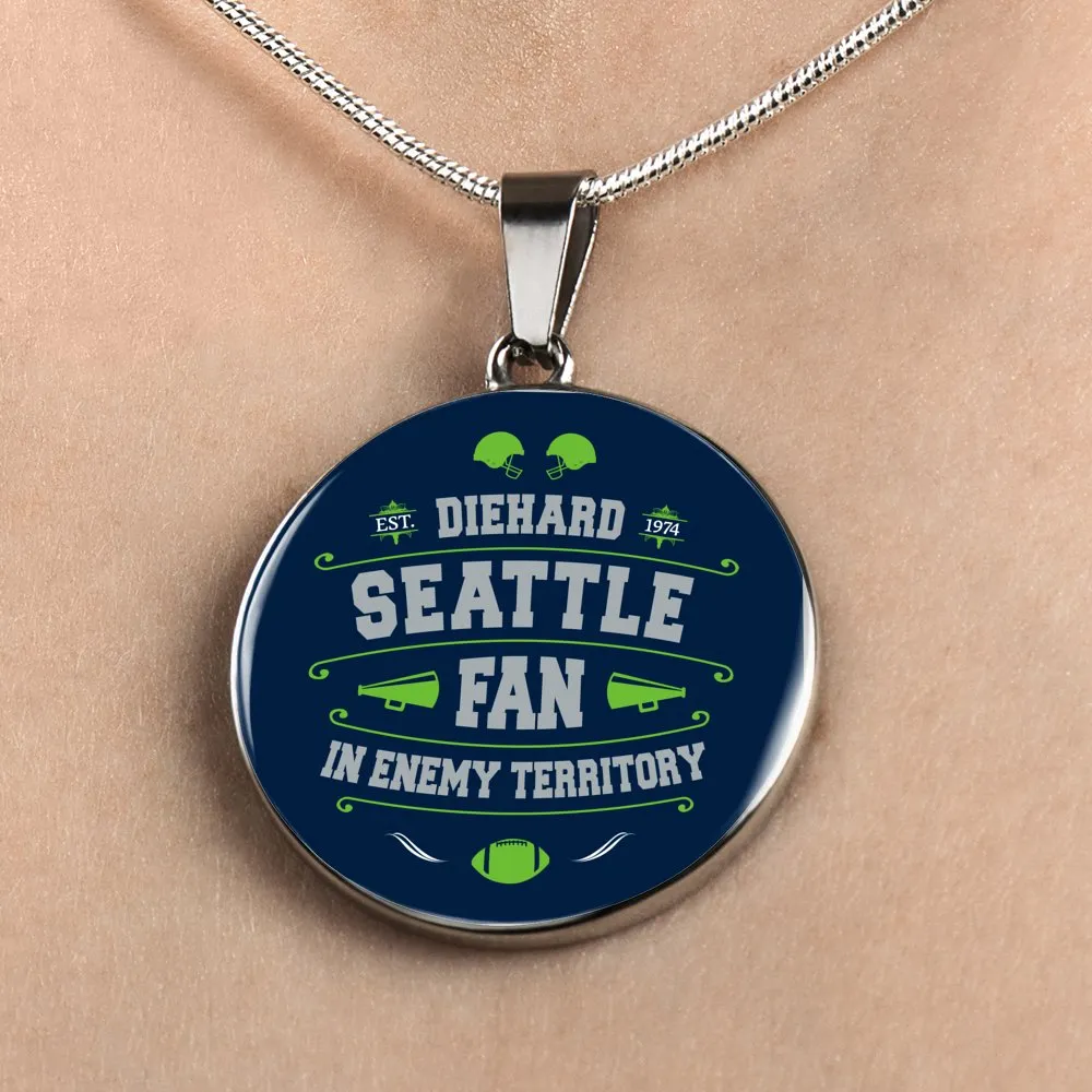 Diehard  Seattle Fan Sports Pendant Necklace