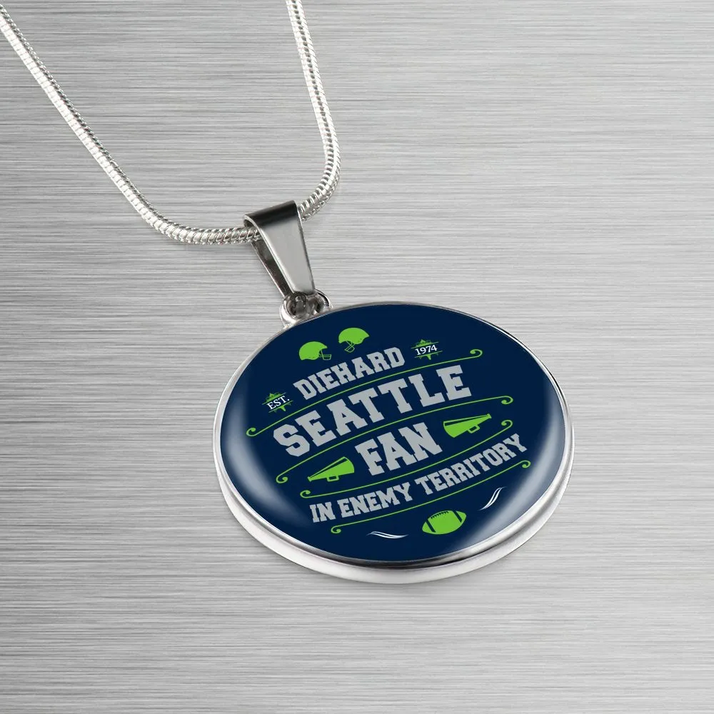 Diehard  Seattle Fan Sports Pendant Necklace