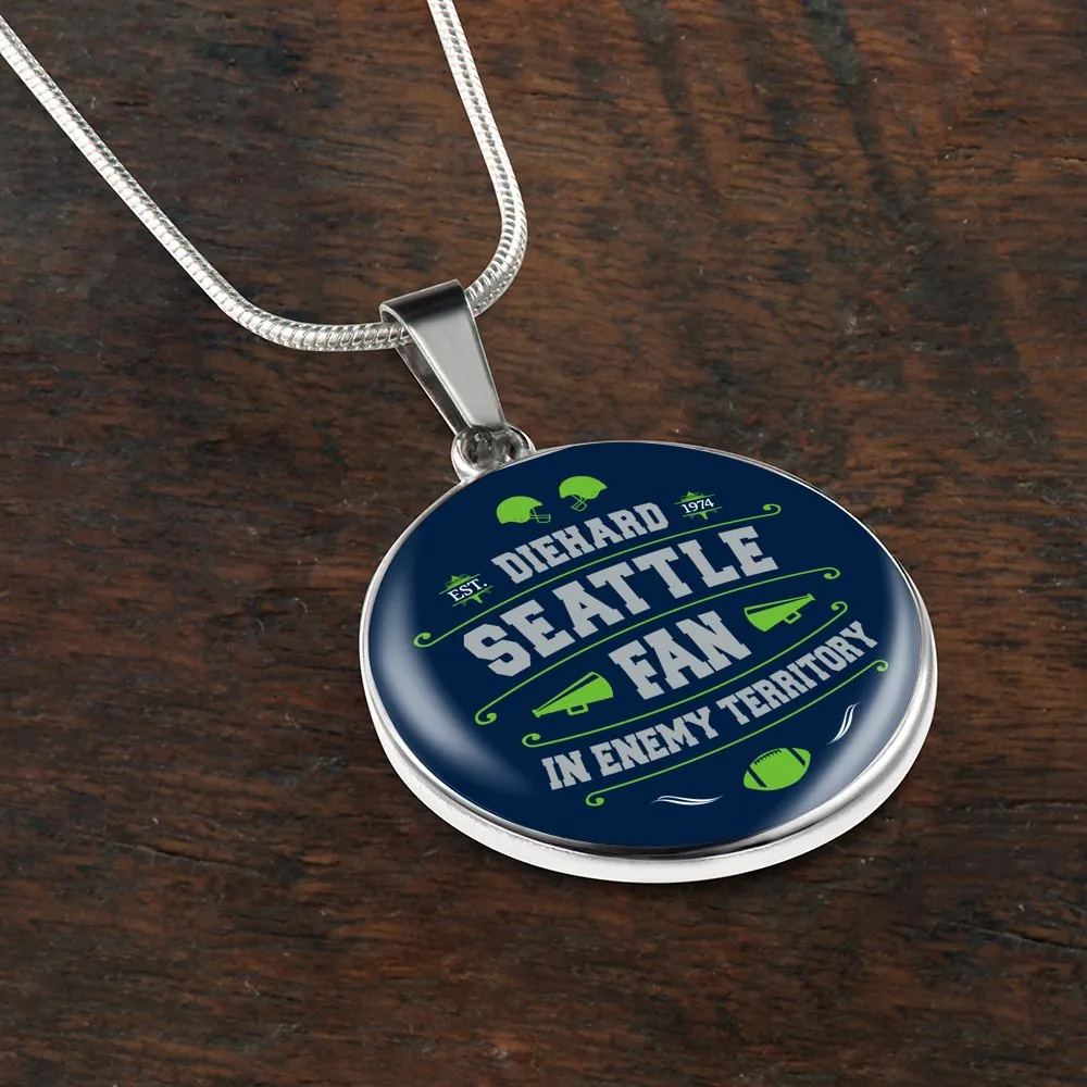 Diehard  Seattle Fan Sports Pendant Necklace