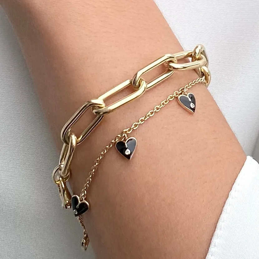 DOLCE HEART DANGLE BRACELET