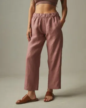 Easy Linen Pant - Burlwood