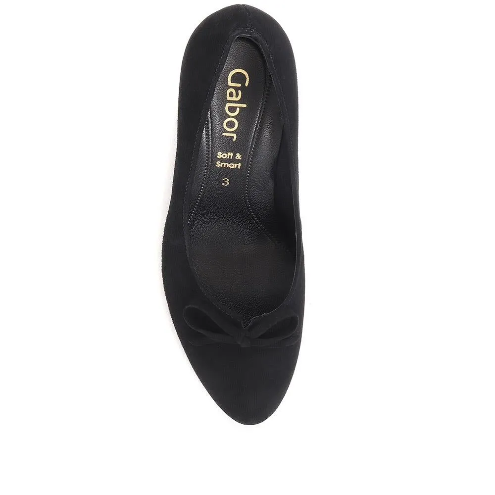 Elberta Suede Court Shoes - GAB36542 / 323 036