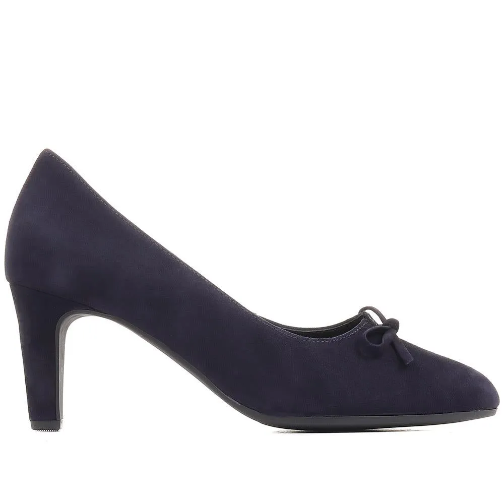 Elberta Suede Court Shoes - GAB36542 / 323 036