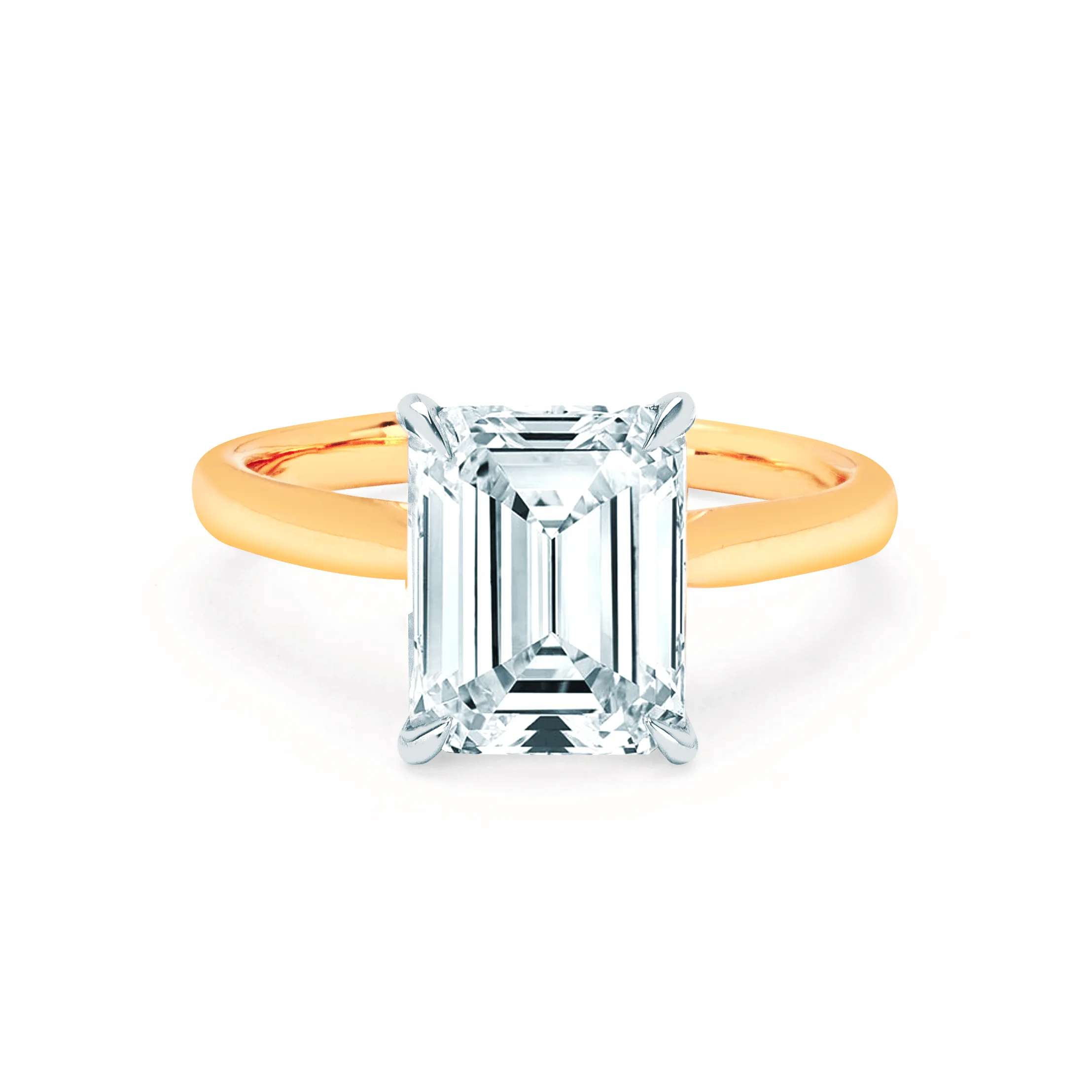 Eternal Emerald Cut Diamond Setting