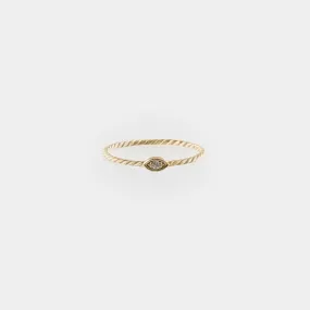 Eye of Horus Braided Ring