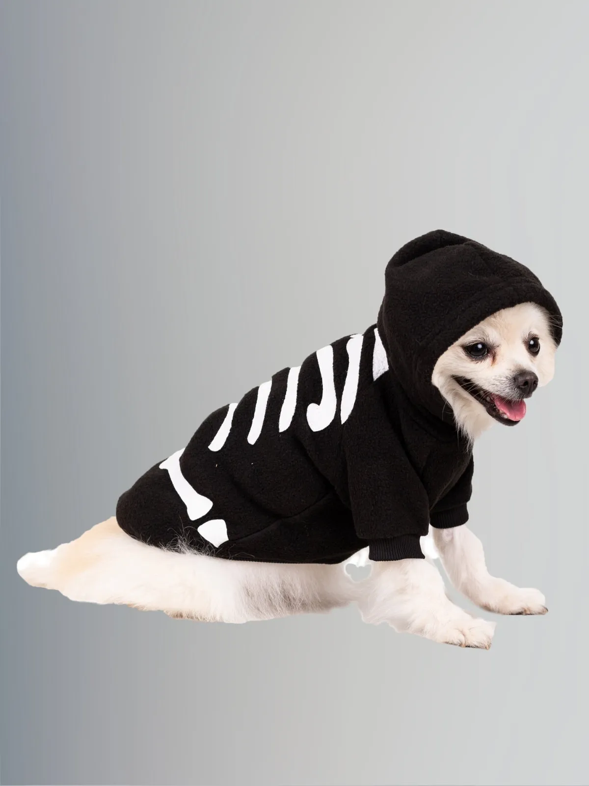 Family Bone-afide Best Skeleton Hoodie Onesie Pajama Set