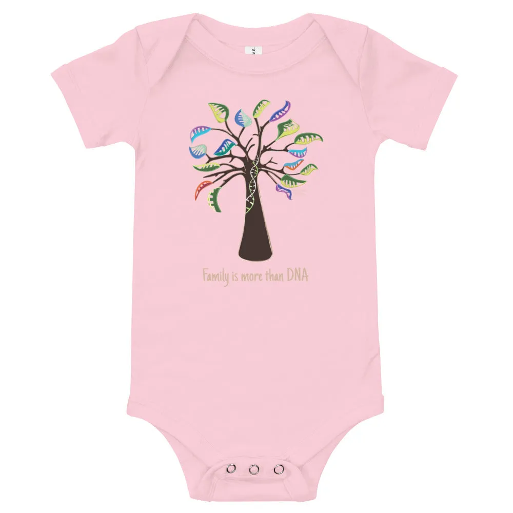 Family is More than DNA - Baby Short Sleeve Onesie