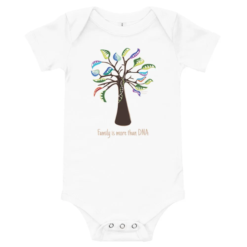 Family is More than DNA - Baby Short Sleeve Onesie