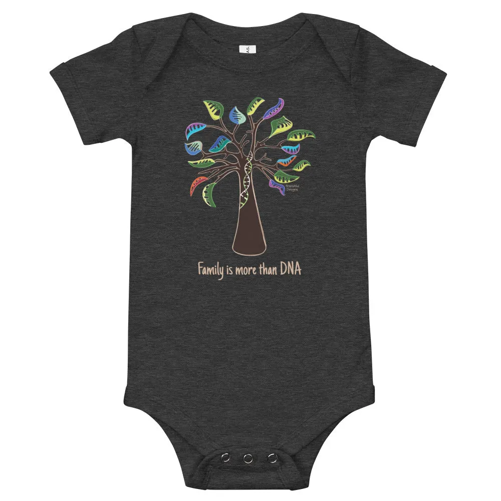 Family is More than DNA - Baby Short Sleeve Onesie