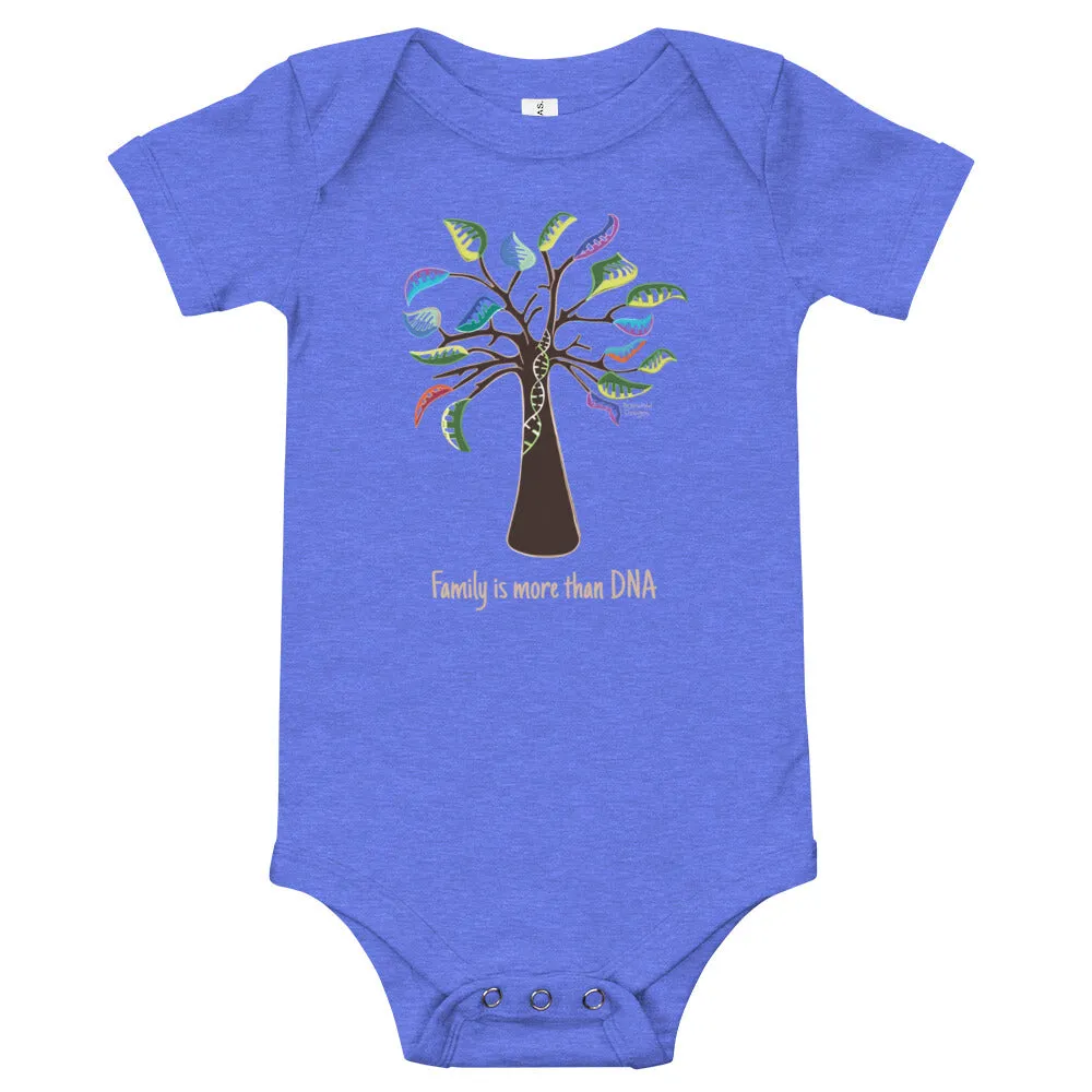 Family is More than DNA - Baby Short Sleeve Onesie