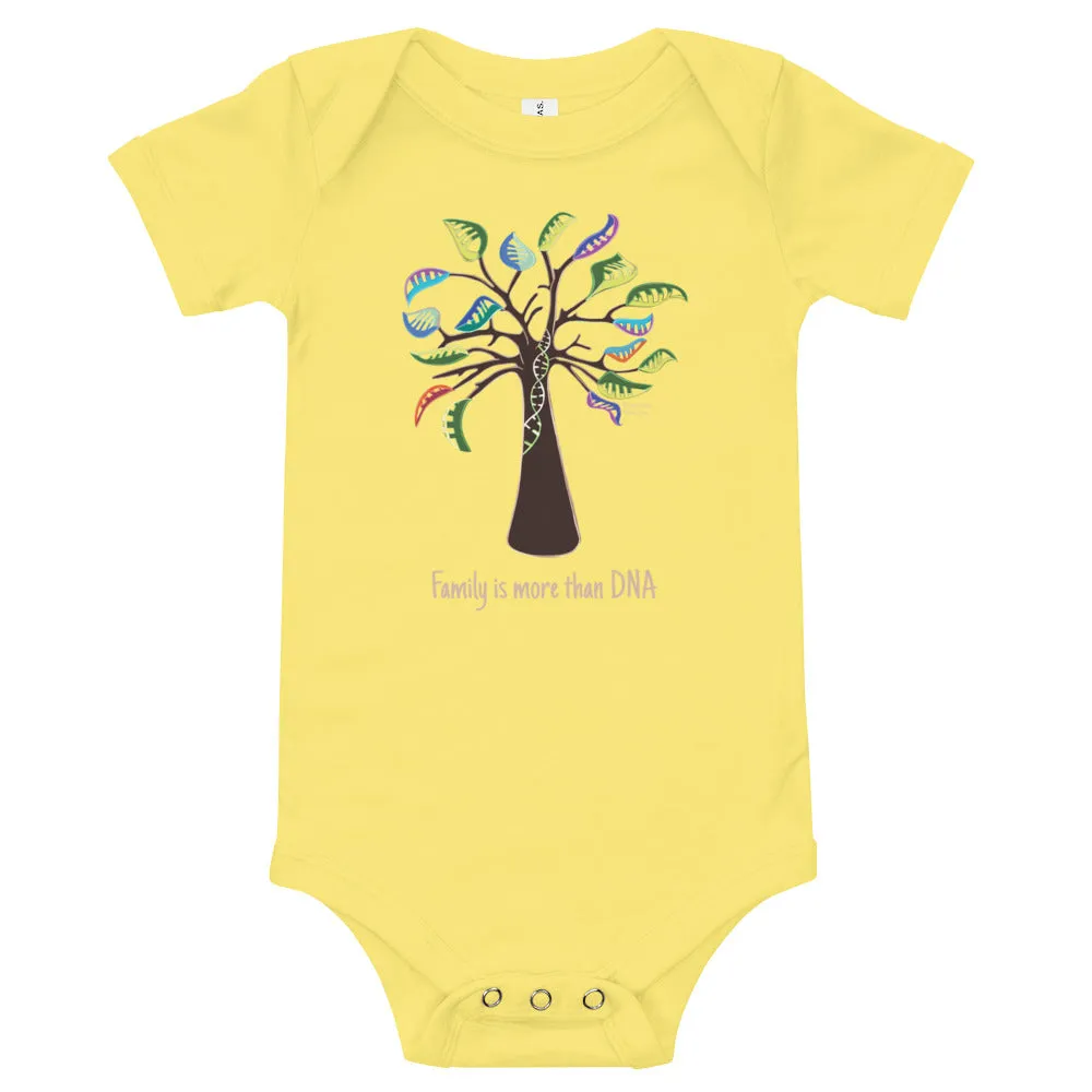 Family is More than DNA - Baby Short Sleeve Onesie