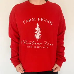 Farm Fresh Christmas Tree Sweatshirt