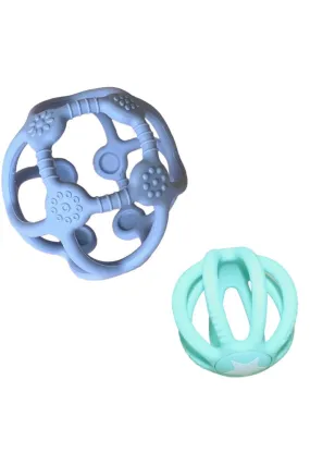 Fidget Ball & Sensory Ball Set - Soft Blue & Mint