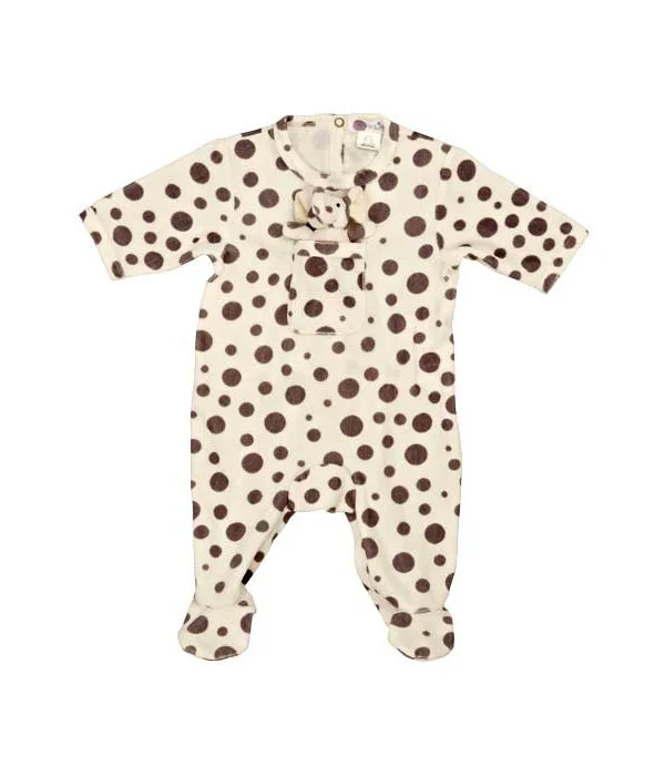 Fleece Elephant Onesie for Baby