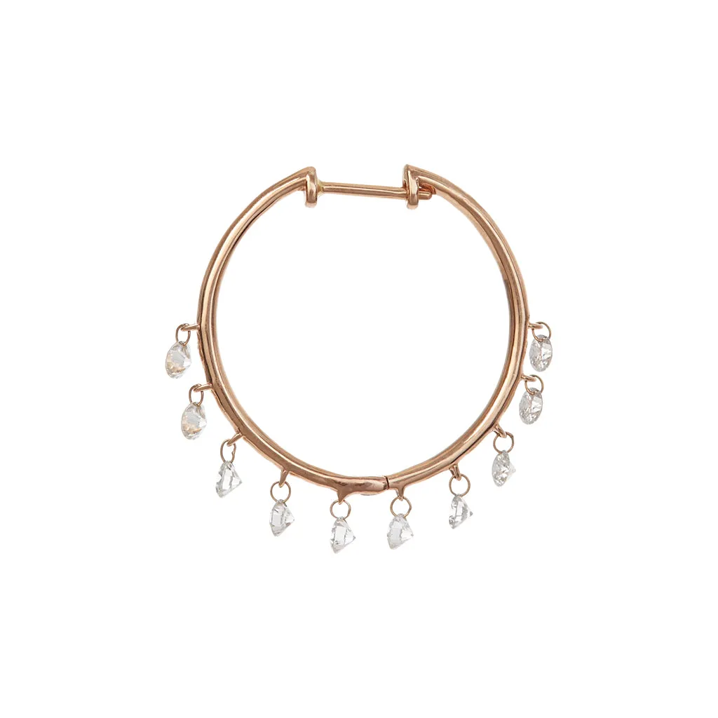 Floating Diamond Shaker Hoops