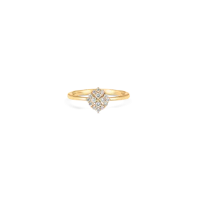 Flora Diamond and Gold Ring