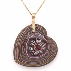 Fordite Pendant