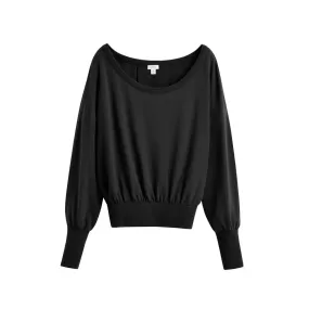 French Terry Boatneck Sweatshirt