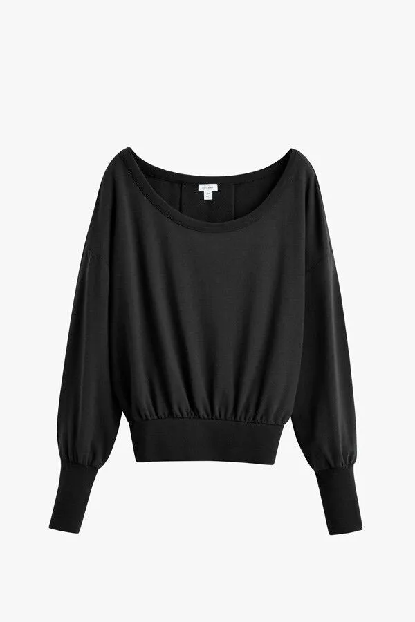 French Terry Boatneck Sweatshirt