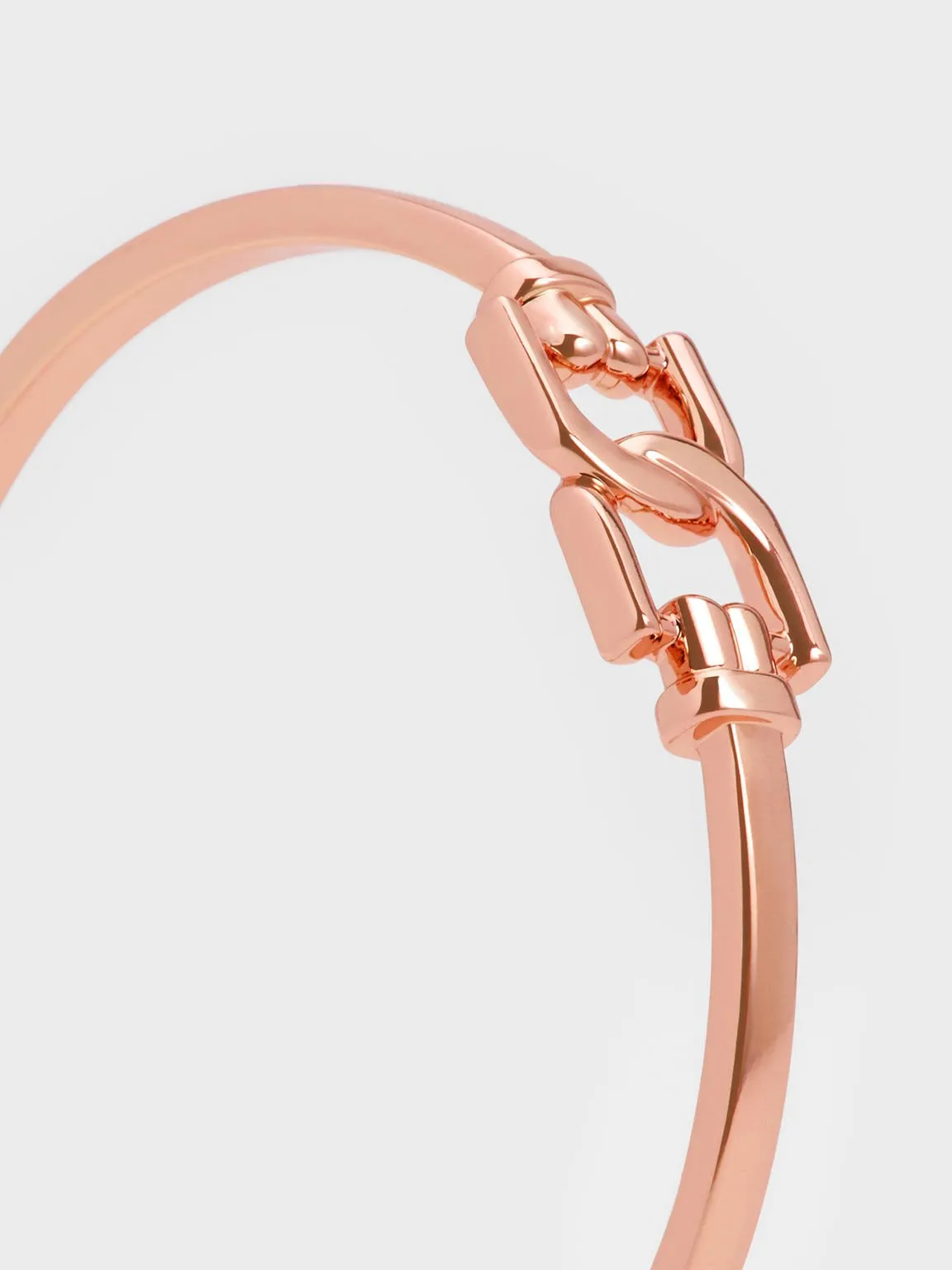 Gabine Cuff Bangle - Rose Gold