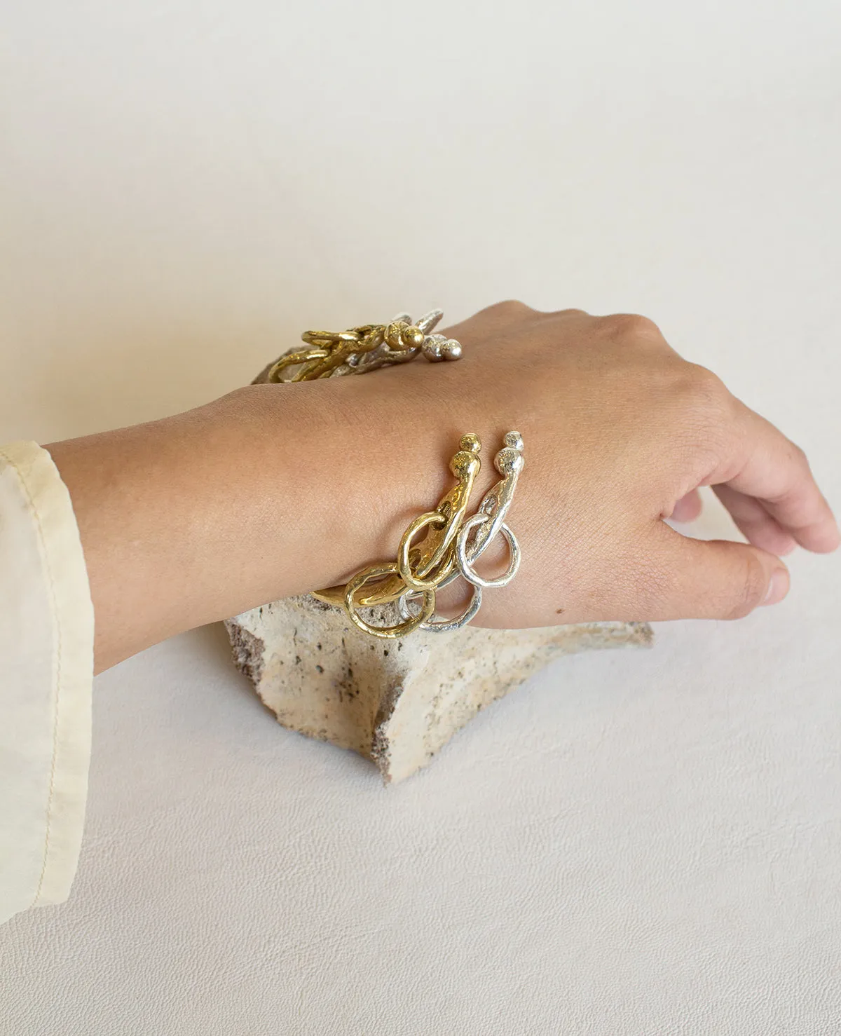 GILBERTE // brass bracelet