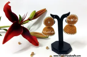 Gold Ball Jhumkas