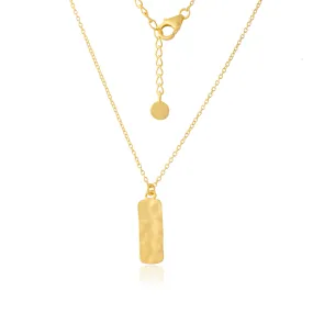 Gold Rectangular Pendant