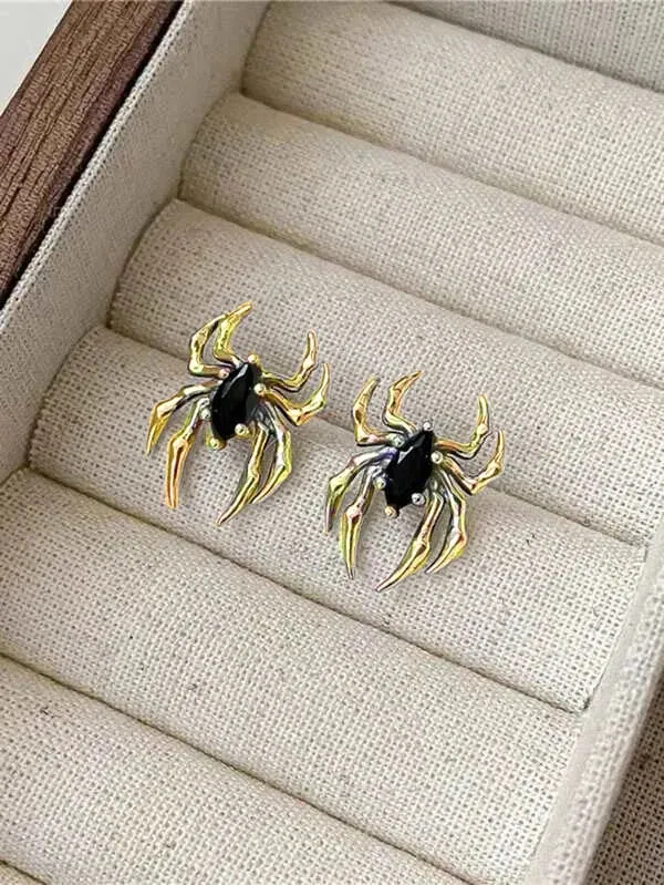 Gothic Spider Gothic Spider Ear Clip Earrings