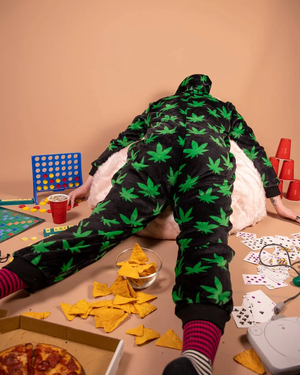 Green Leaves Onesie