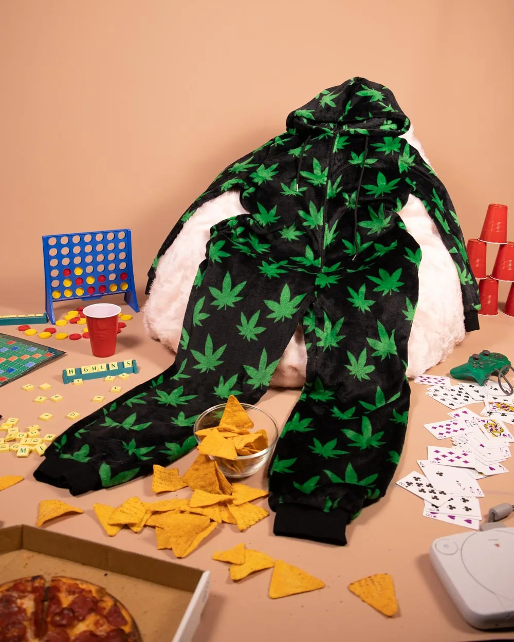 Green Leaves Onesie