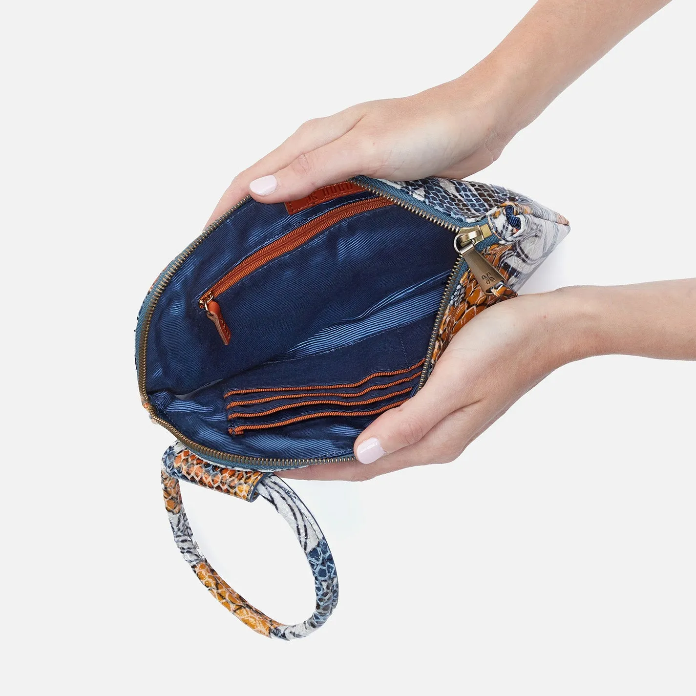 HOBO Sable Wristlet Orange Blossom Women's