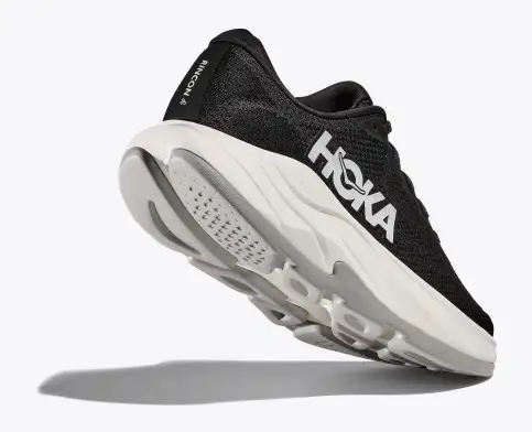 Hoka Men’s Rincon 4 Athletic Shoes-Black/White **Wide Width**