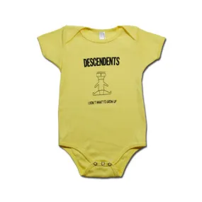 I Don't Want To Grow Up Onesie Yellow