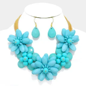 iLLASPARKZ Flower cluster necklace