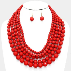 iLLASPARKZ Multi-strand bead necklace