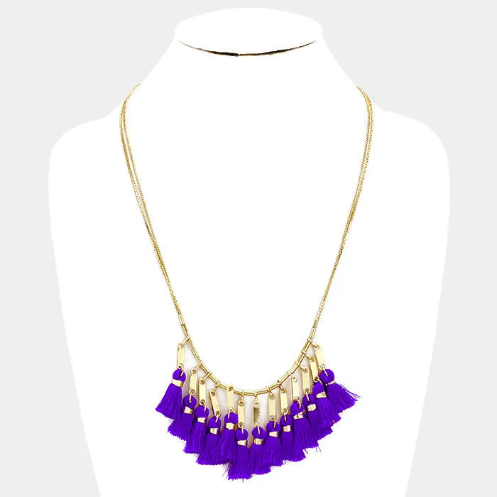 iLLASPARKZ Tassel Fringe Necklace