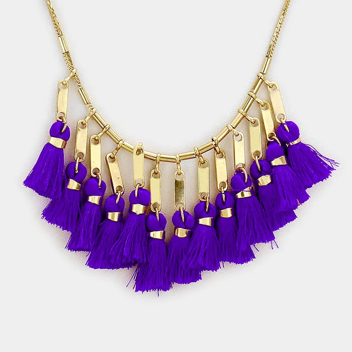 iLLASPARKZ Tassel Fringe Necklace