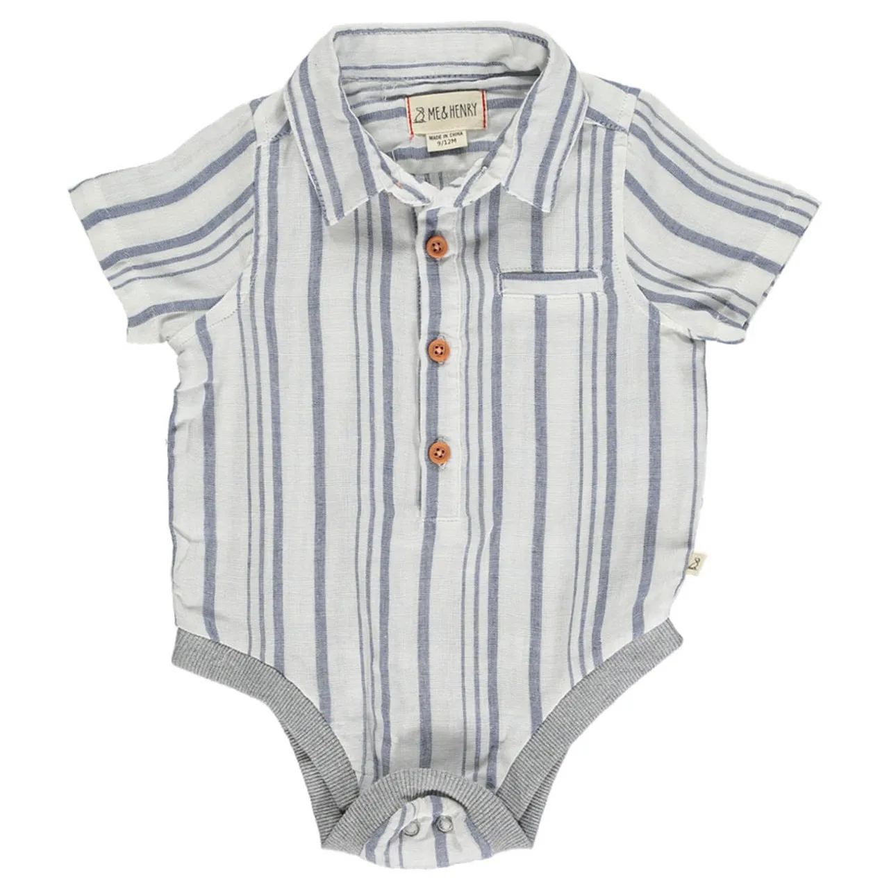 Infant Boys' Me & Henry Helford Onesie - Blue and White