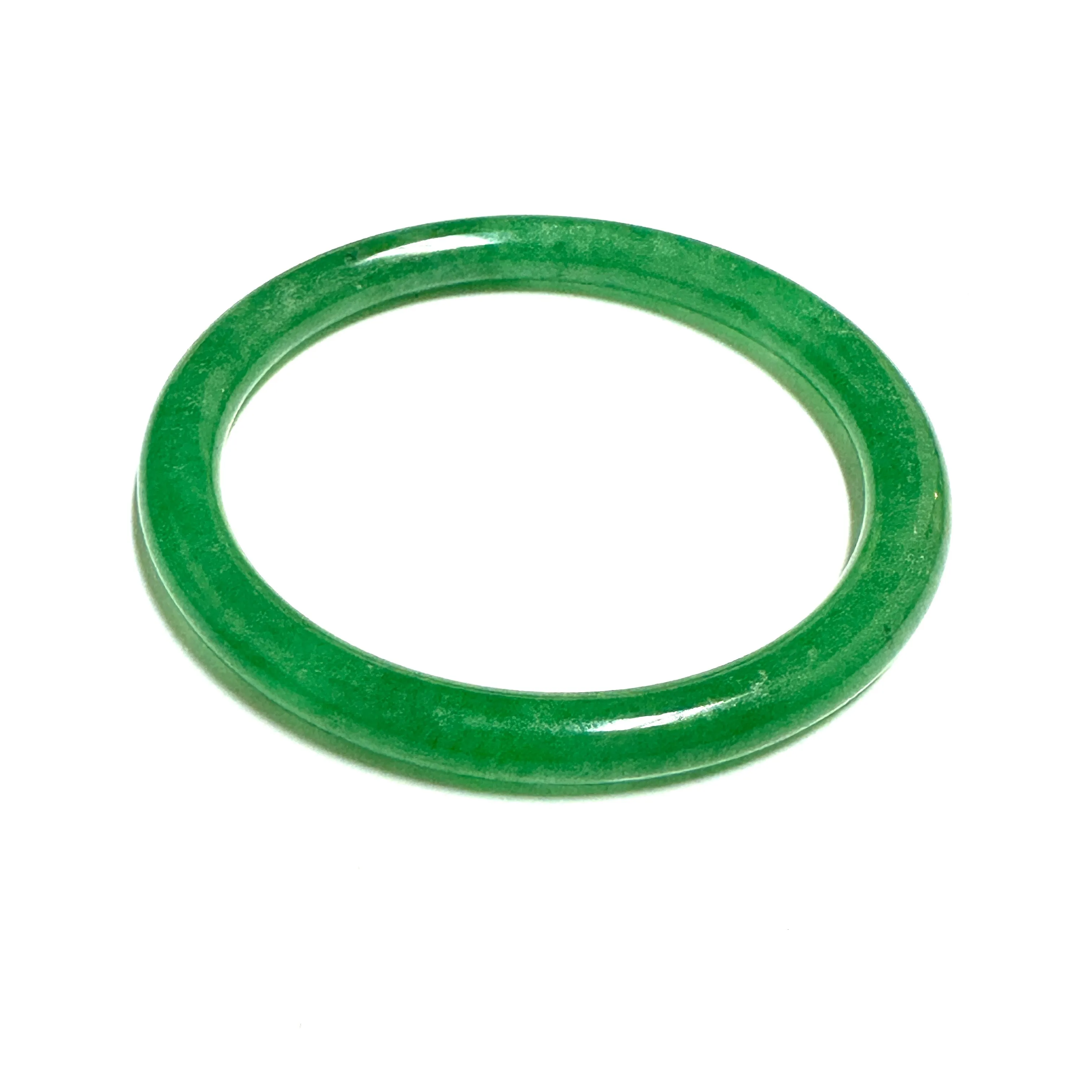 Jade (14mm) Half Round Bangle