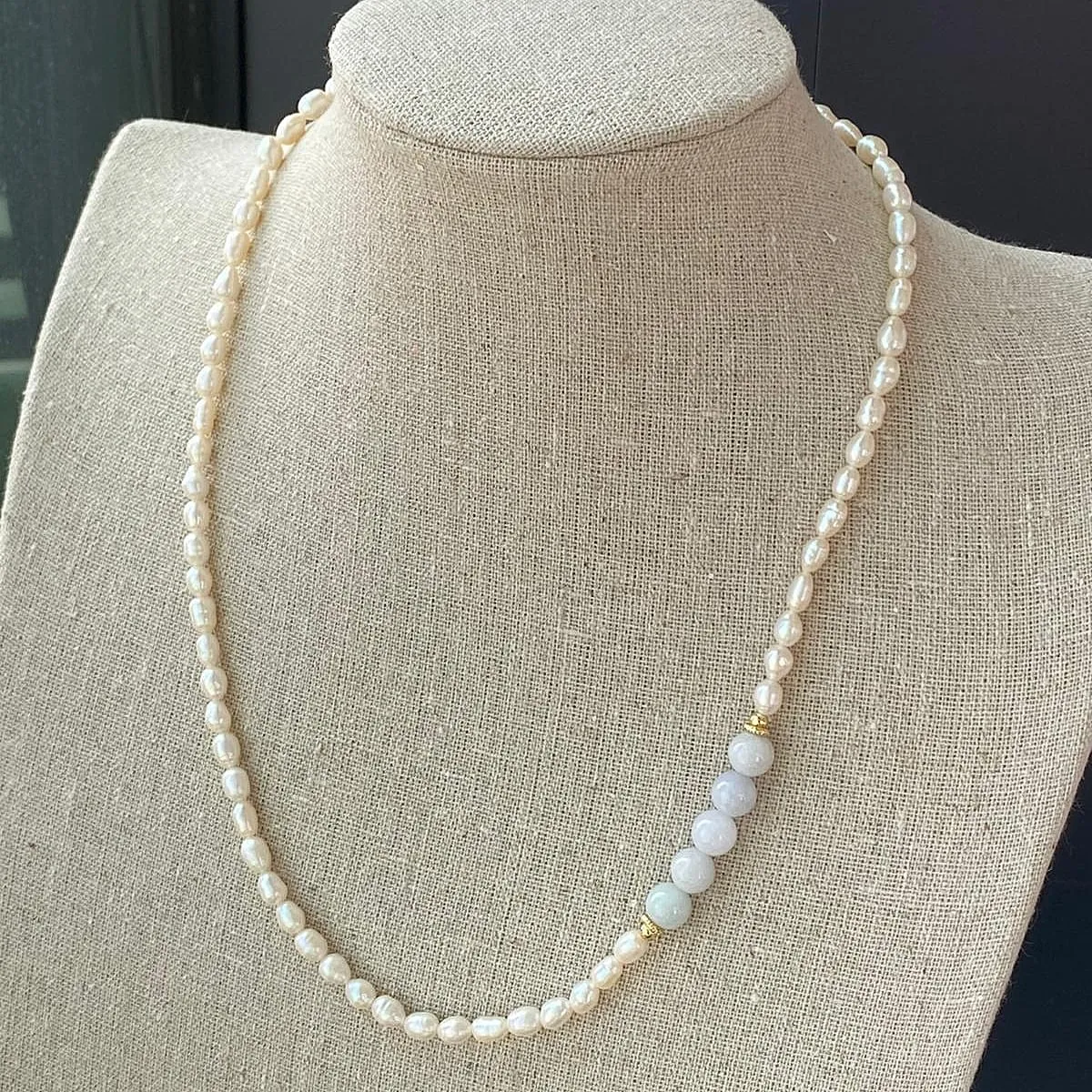 Jade Pearl Necklace