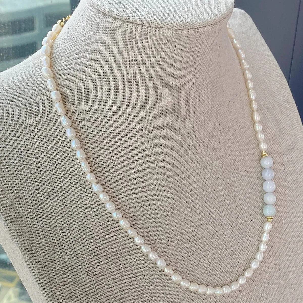 Jade Pearl Necklace