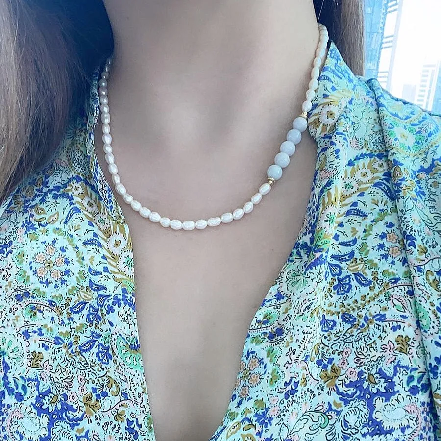 Jade Pearl Necklace