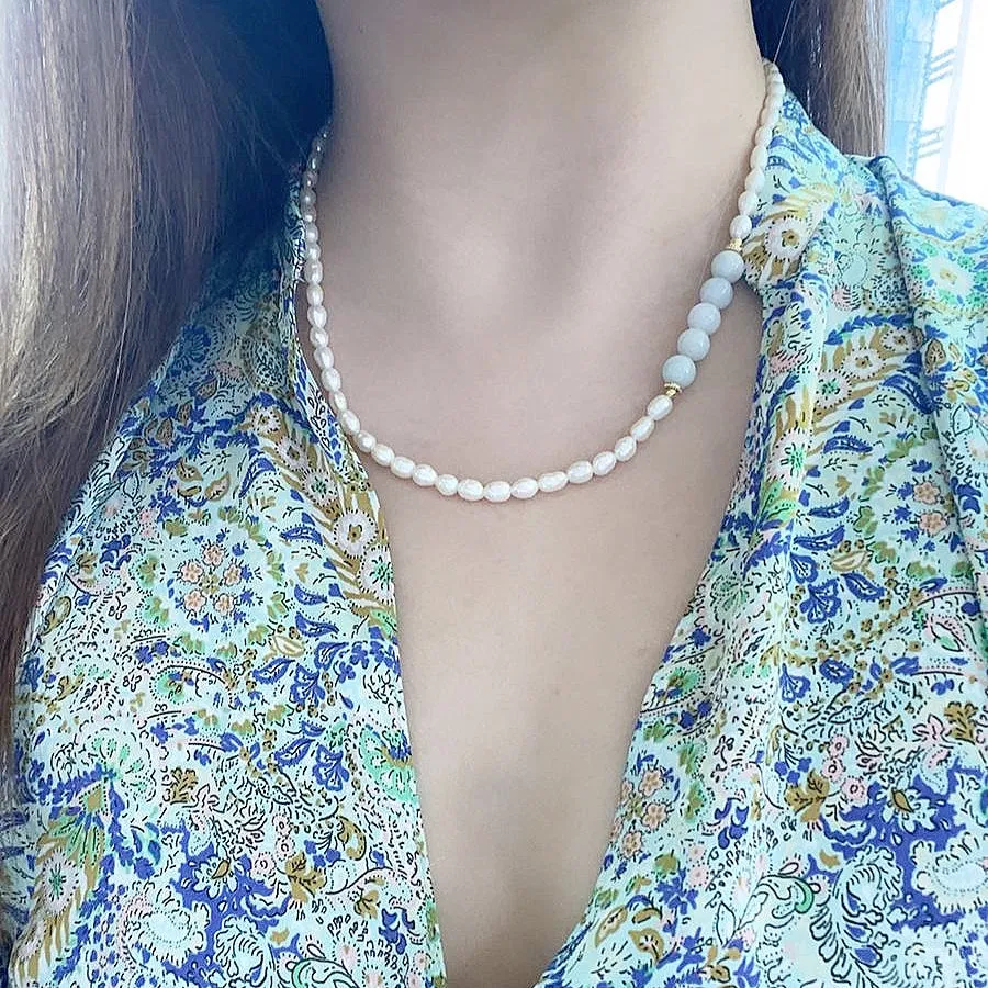 Jade Pearl Necklace