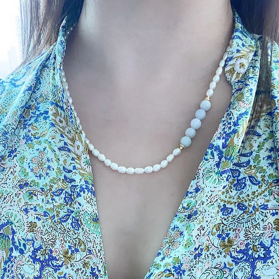 Jade Pearl Necklace