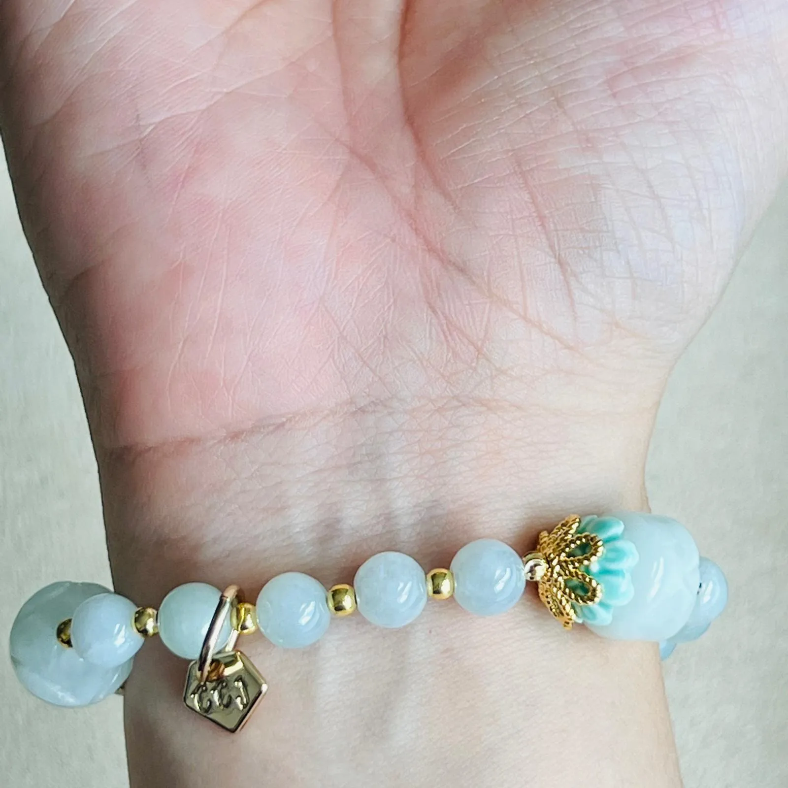 Jade Rose Trinity Bracelet