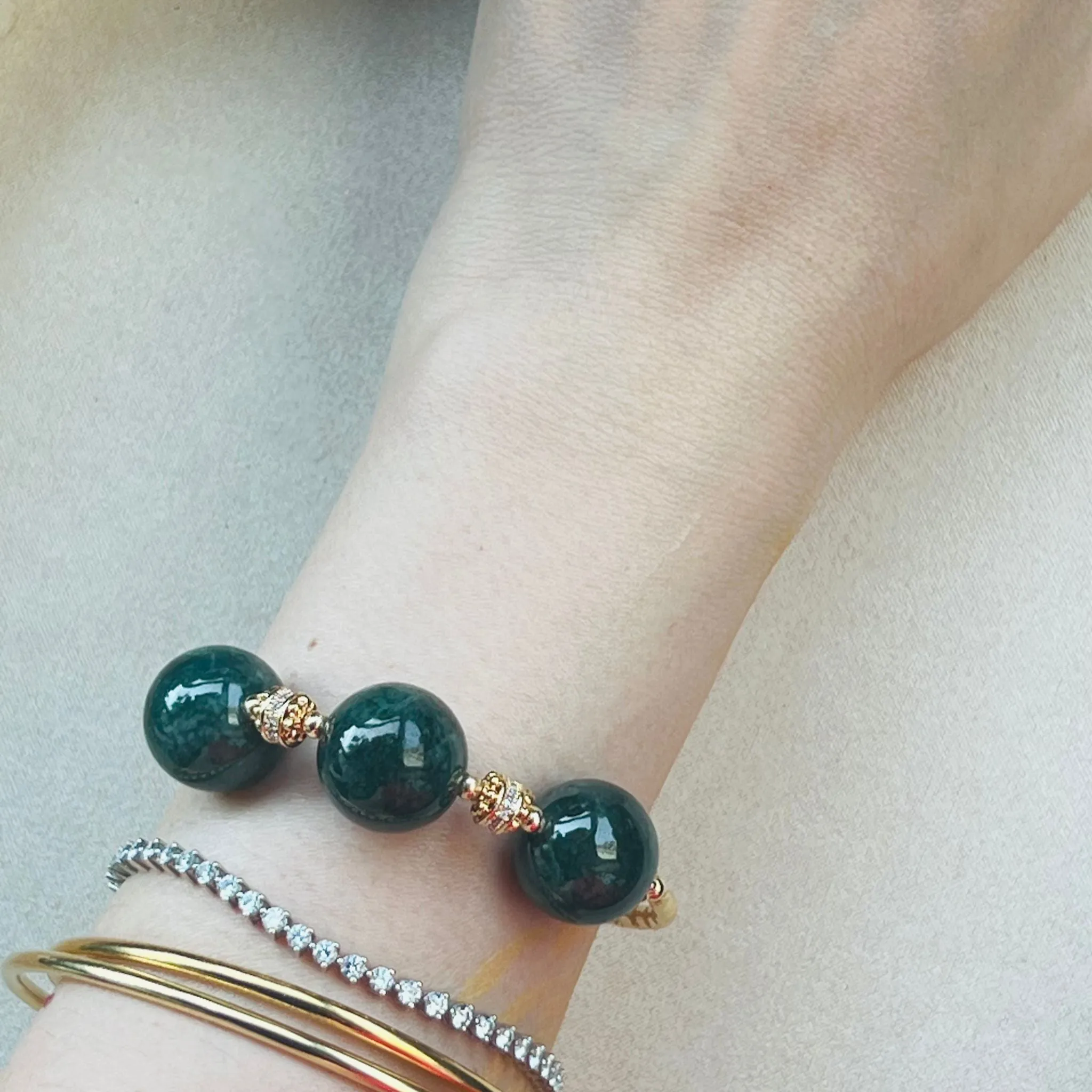 Jammy Jade Diadem Bracelet