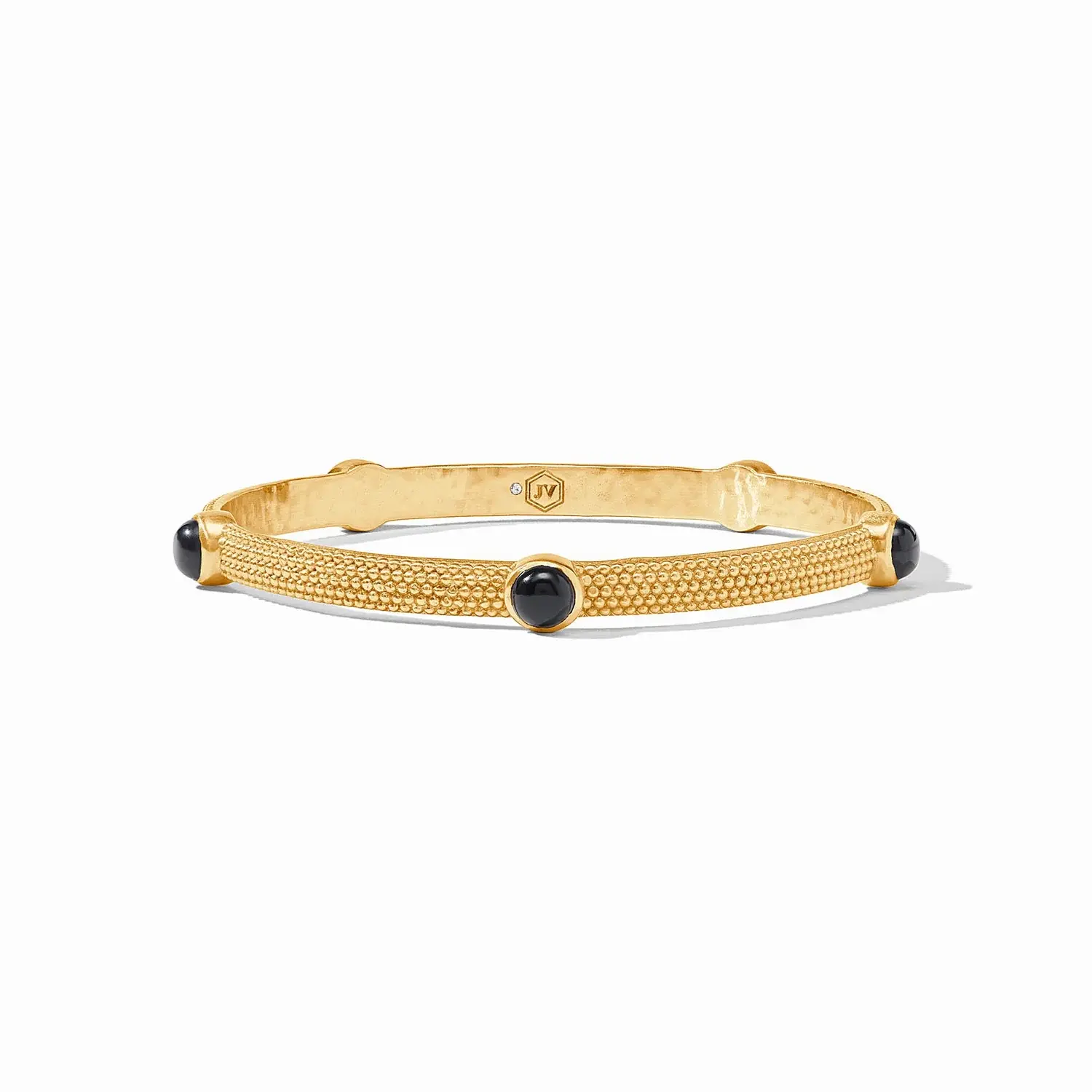 Julie Vos Cabochon Gold Bangle